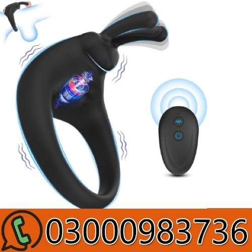 Silicone Penis Ring Mens Vibrating Rabbit Sex Toys