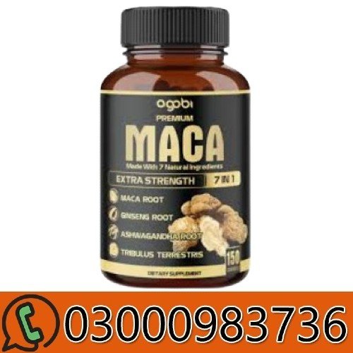 Agobi Premium 7 In 1 Maca Extra Strength Blend With Ginseng Ashwagandha & Tribulus 150 Capsules In Pakistan