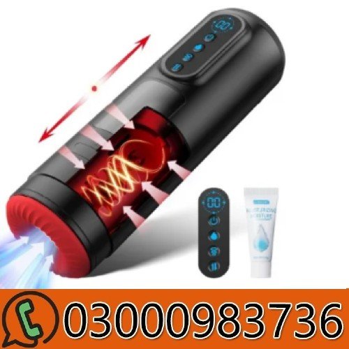 3 in 1 Automatic Male Masturbator Cup with Sucking & Vibrating & Thrusting Modes