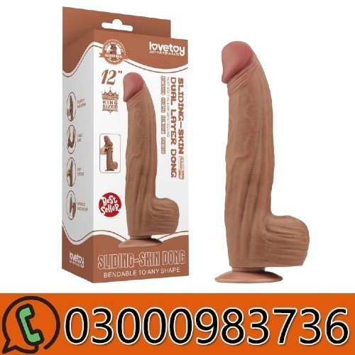 12 Inch Dual Density Dildo with Suction
