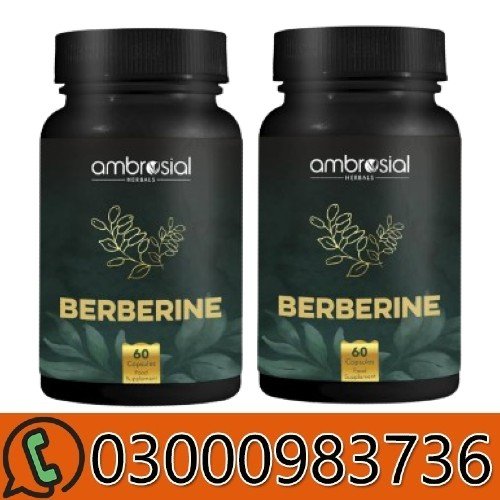 Ambrosial Berberine Hcl 500mg 60 Capsules In Pakistan