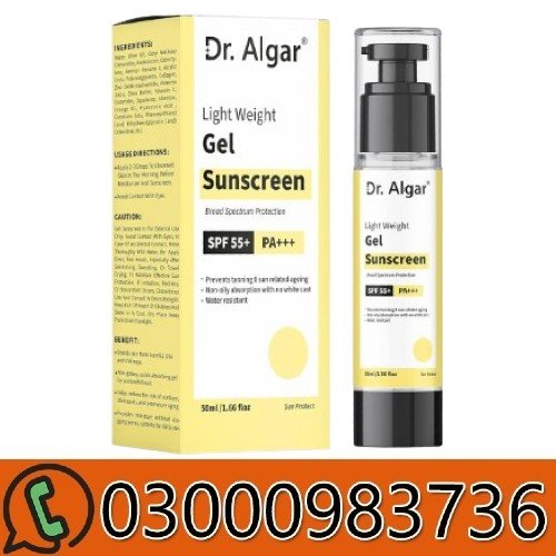 Dr. Algar Gel Sunscreen In Pakistan