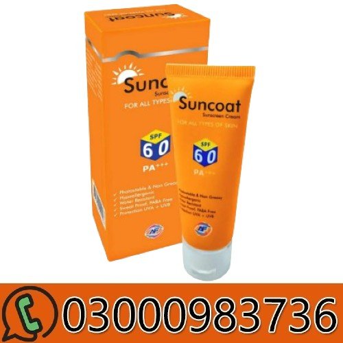 Suncoat Sunscreen Cream In Pakistan