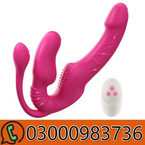 Strapless Strap On G Spot Dildo Vibrator In Pakistan