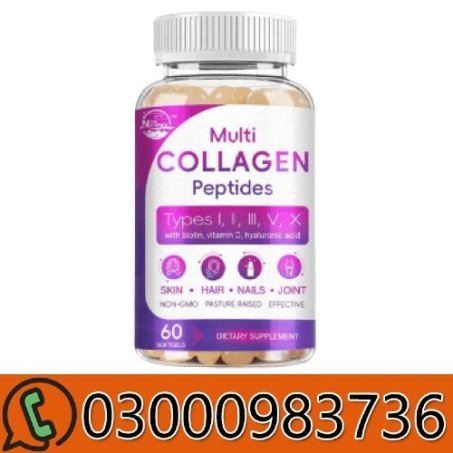 Multi Collagen Peptides 5 Types With Biotin Hyaluronic Acid In Pakistan