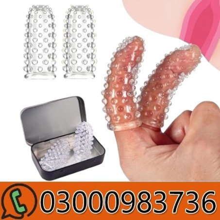 2-pcs Soft Stretch Cock Girth Enhancer Sleeve In Pakistan