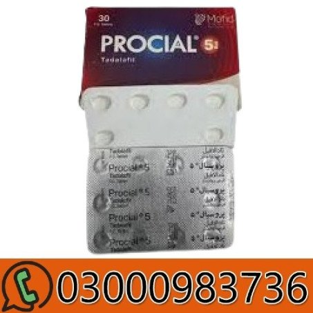 Procial 5mg Tadalafil 30 Tablets In Pakistan