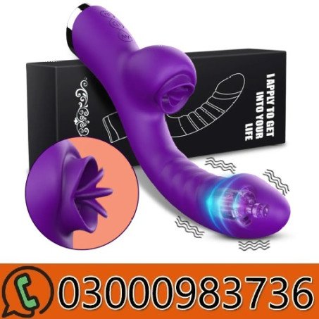 Ava 2-in-1 Tongue-licking Vibrator In Pakistan
