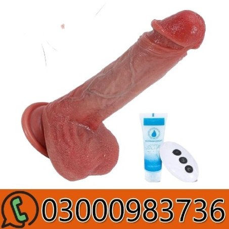 8.5 Inch Soft Bent Silicone Dildo In Pakistan