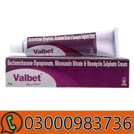 Valbet Tube of 20Gm Cream In Pakistan