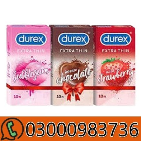Durex Extra Thin Wild Strawberry Condom In Pakistan