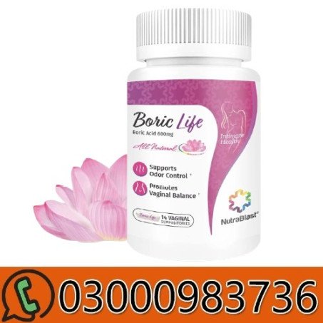 NutraBlast Combo Boric Acid Vaginal Suppositories In Pakistan