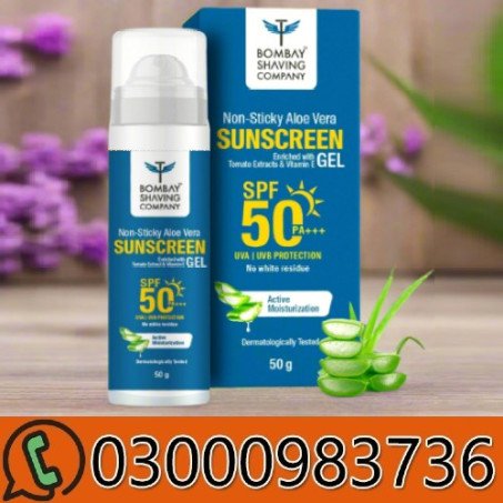 Bombay Shaving Co Non Sticky Aloe Vera Sunscreen Gel In Pakistan
