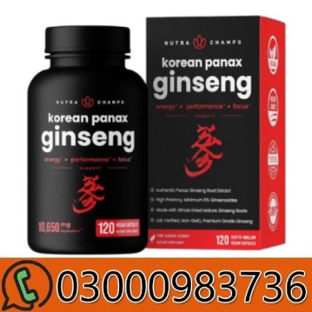 Korean Red Ginseng Capsules in Pakistan