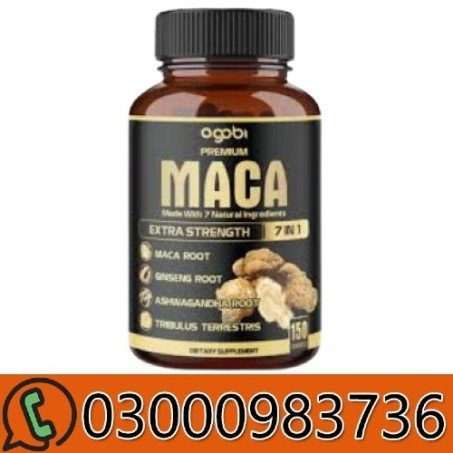 Agobi Premium 7 In 1 Maca Extra Strength Blend With Ginseng Ashwagandha & Tribulus 150 Capsules In Pakistan