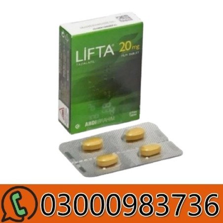 Lifta 20 Mg Tadalafil Film Tablets In Pakistan