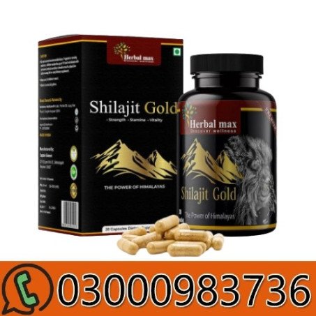 Herbal Max Shilajit Gold Capsules Price in Pakistan