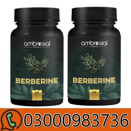 Ambrosial Berberine Hcl 500mg 60 Capsules In Pakistan