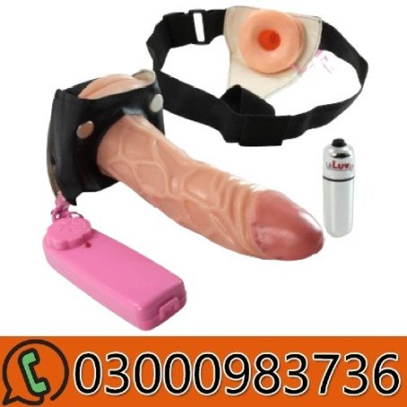 Leluv Strap-on Male Hollow 6 Inch Vibrating In Pakistan